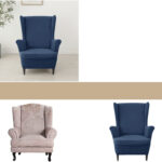le avant - après du notre housse pour fauteuil en velours