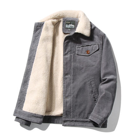 Veste Homme Cargo Polaire D'hiver - Coupe-vent, Chaude - Avec Capuche - Pour Randonnée, Ville, Ski - Grande Taille Disponible - 4